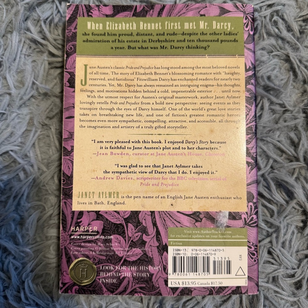 Darcy’s Story Paperback Book by Janet Aylmer - Picture 10 of 13